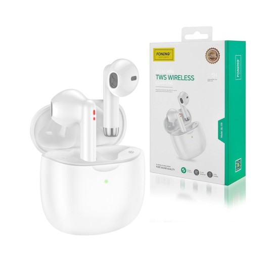 Foneng TWS Wireless Earphones BL109 BT 5.0V White